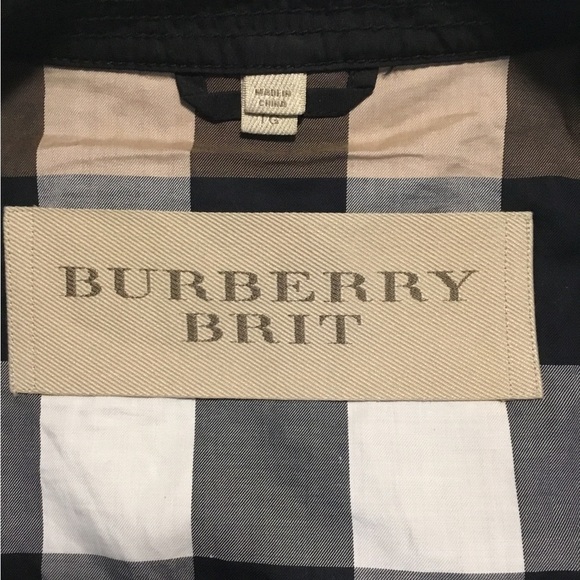 𝅺BURBERRY BRIT  BLACK JACKET XL - Picture 5 of 12